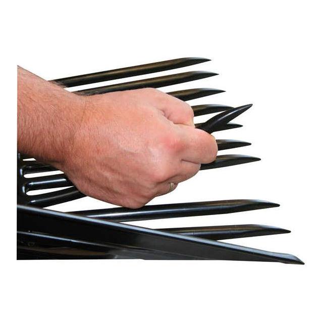 Streugabel ohne Stiel - schwarz