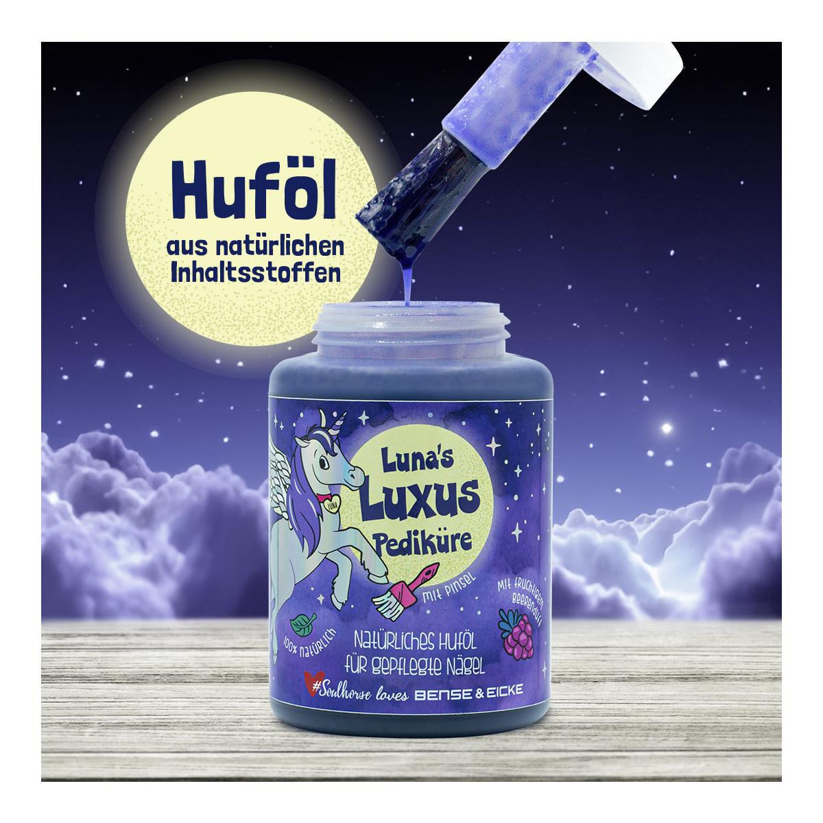 Luna's Luxus Pediküre natürliches Huföl