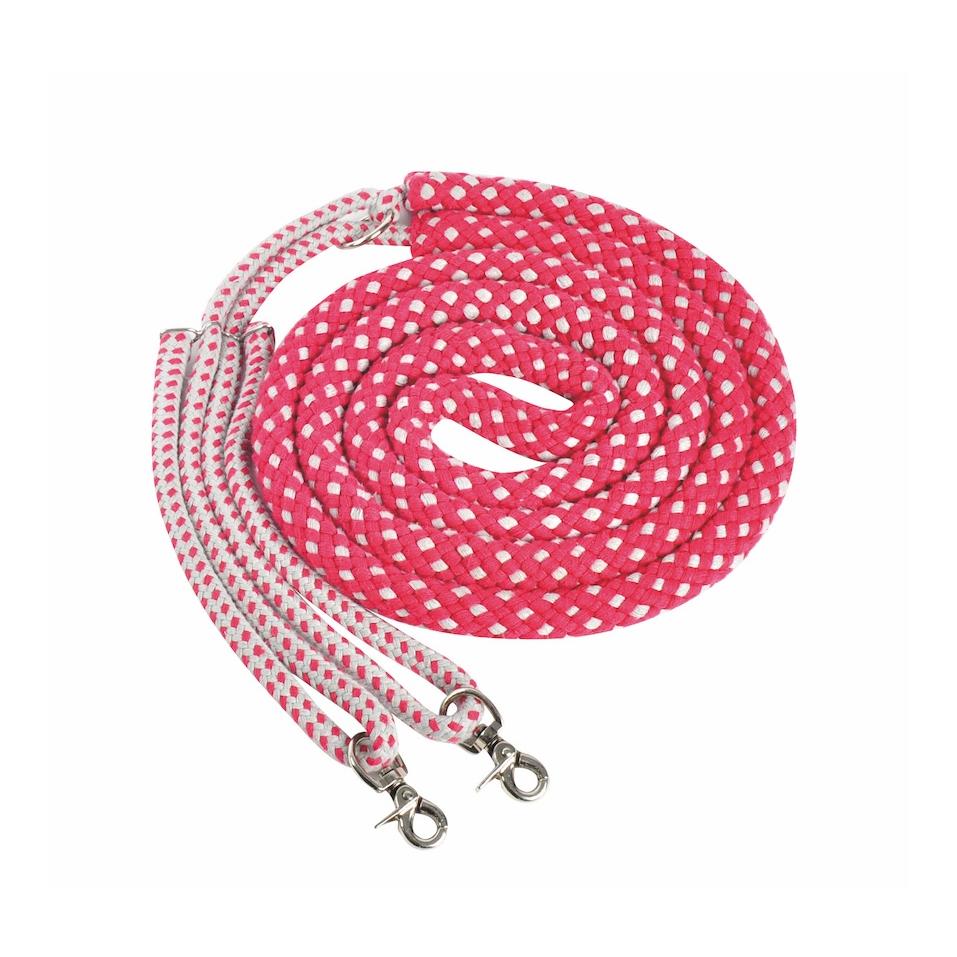 Longierhilfe - rot/ grau Longierhilfe - rot/ grau