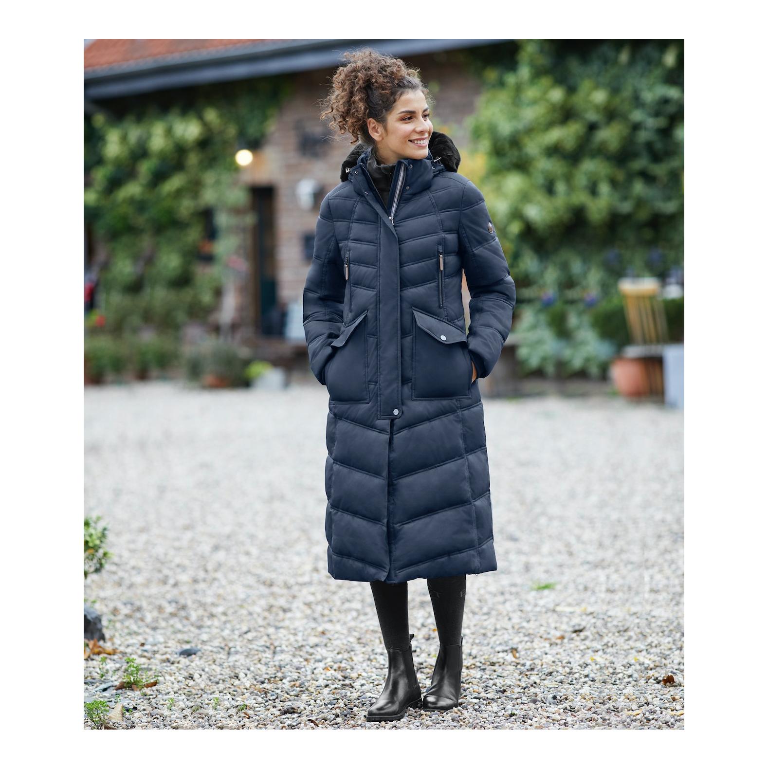 Winterset Thermomantel Saphira + Bootie Rainless schwarz