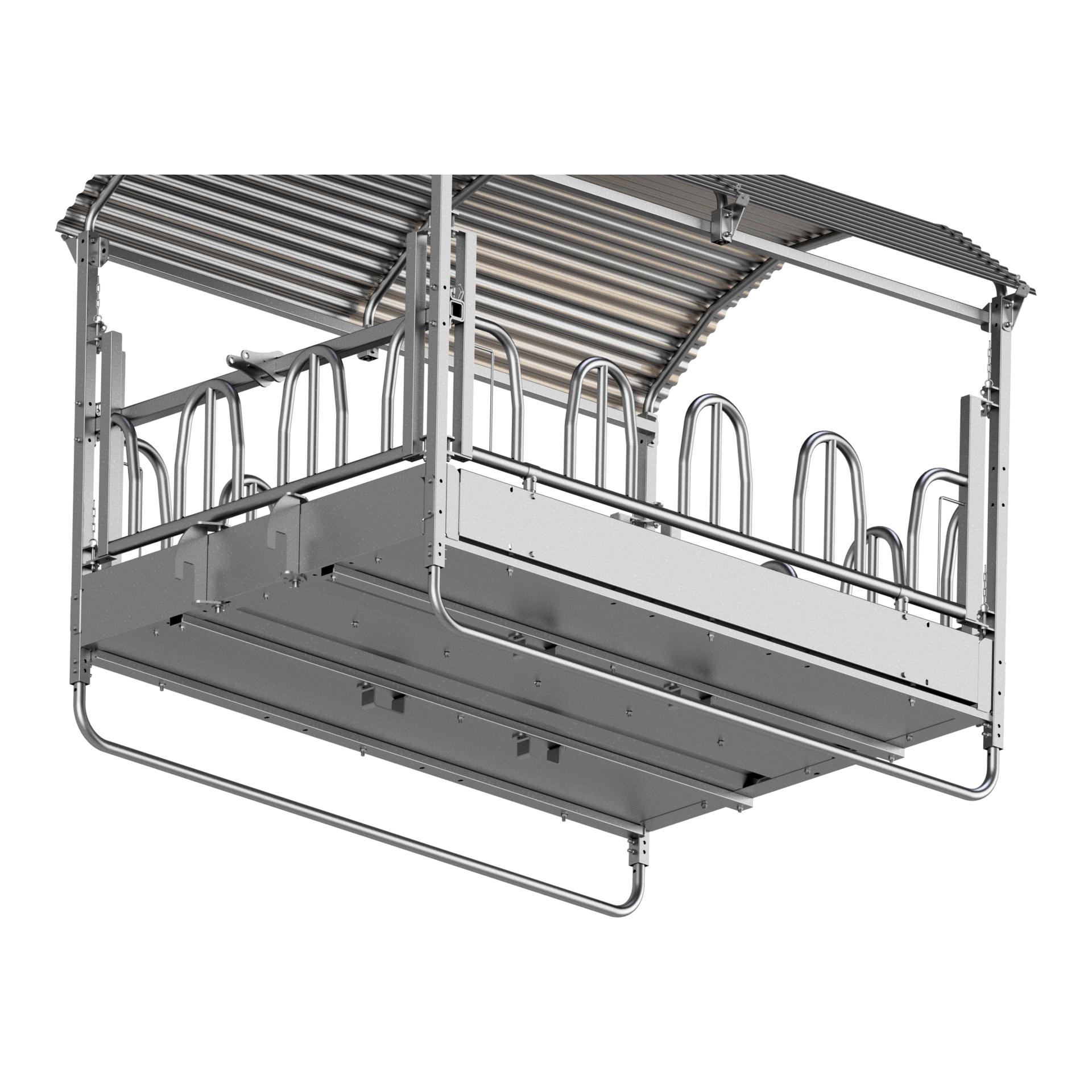 Grossballenraufe mit Palisadenfressgitter