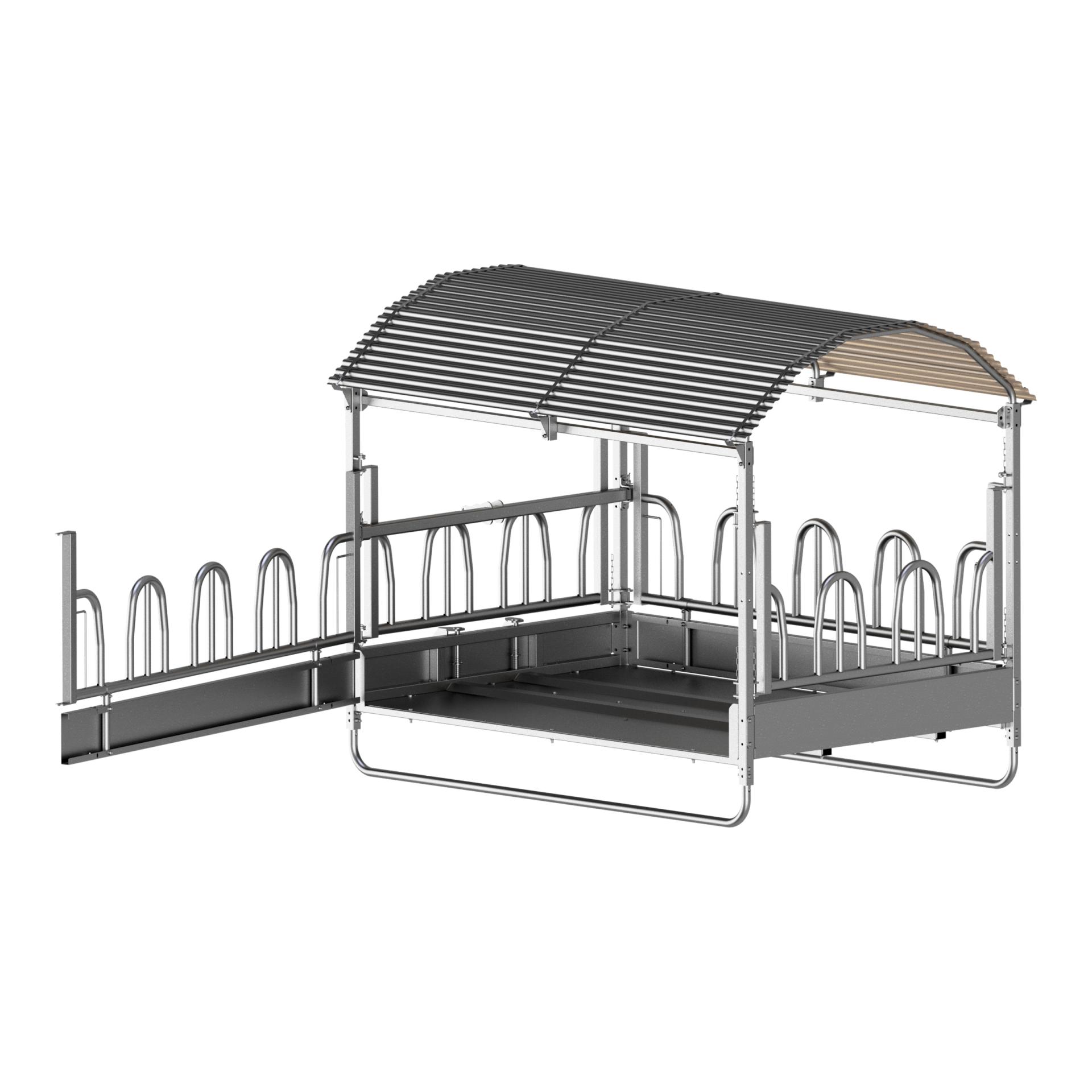 Grossballenraufe mit Palisadenfressgitter