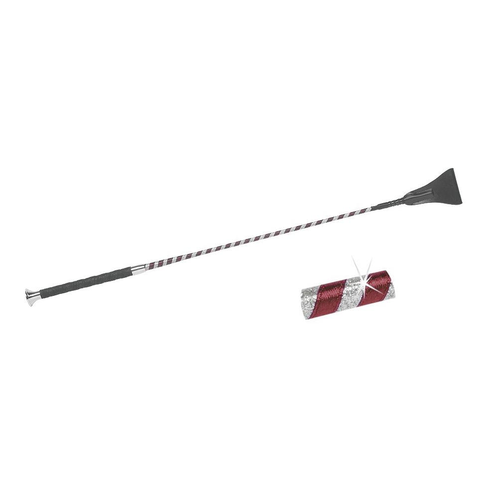 Springgerte Satin-Glitter - bordeaux