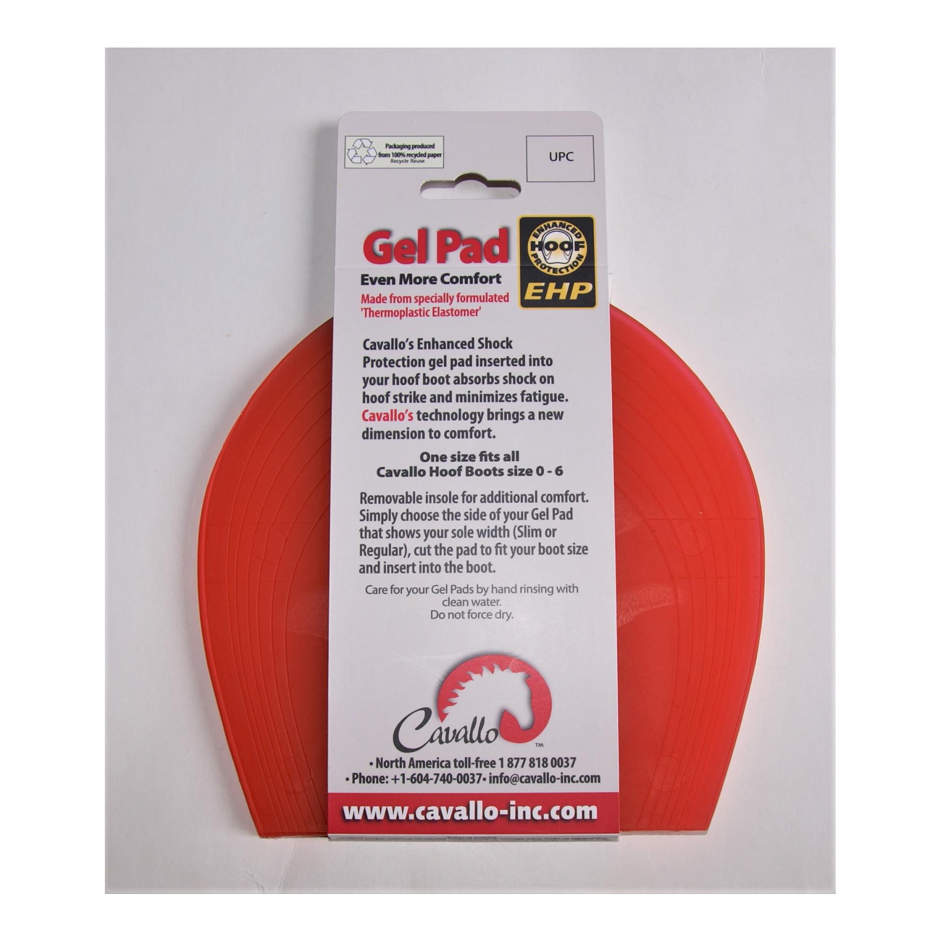 Gel Pad Einlegesohle - rot