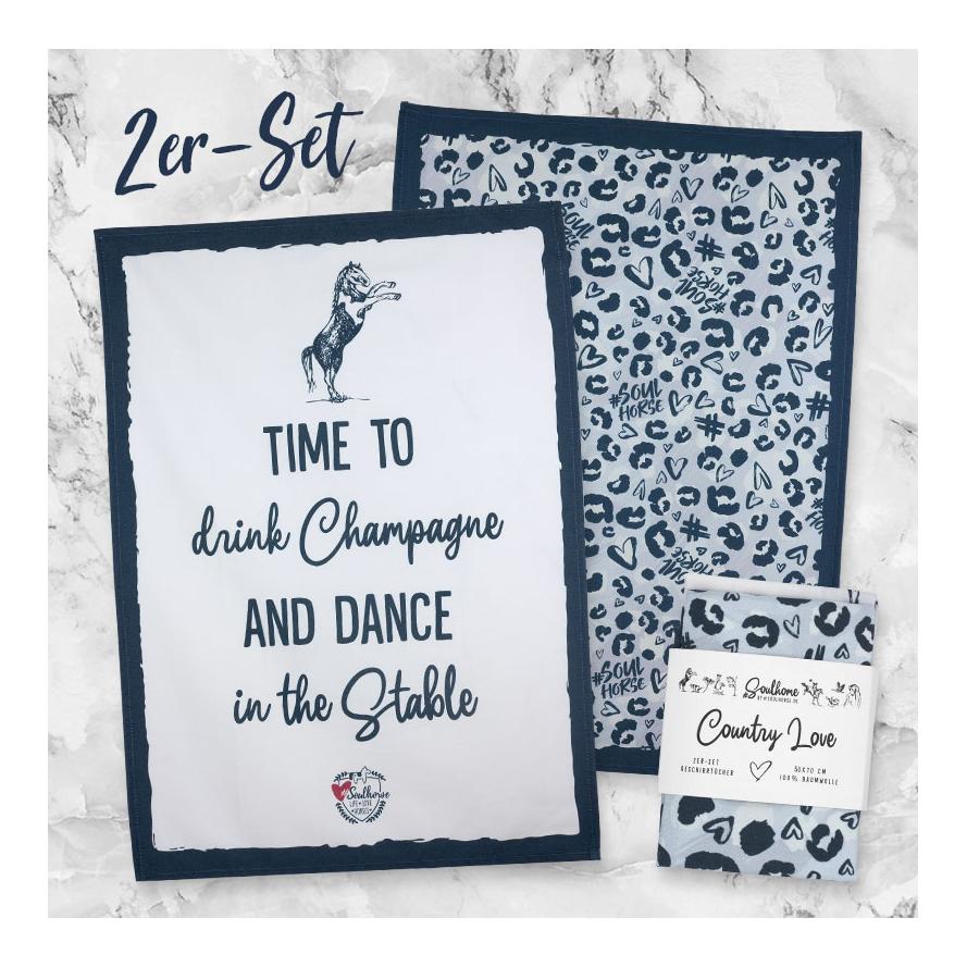Soulhorse Handtuch 2er Set "Champagne"