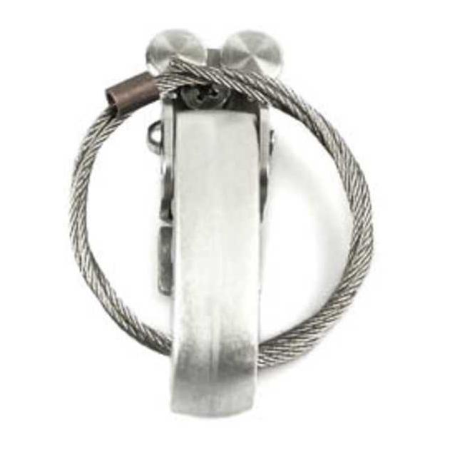 Ersatz-Drahtseil und -Schnalle - Stück