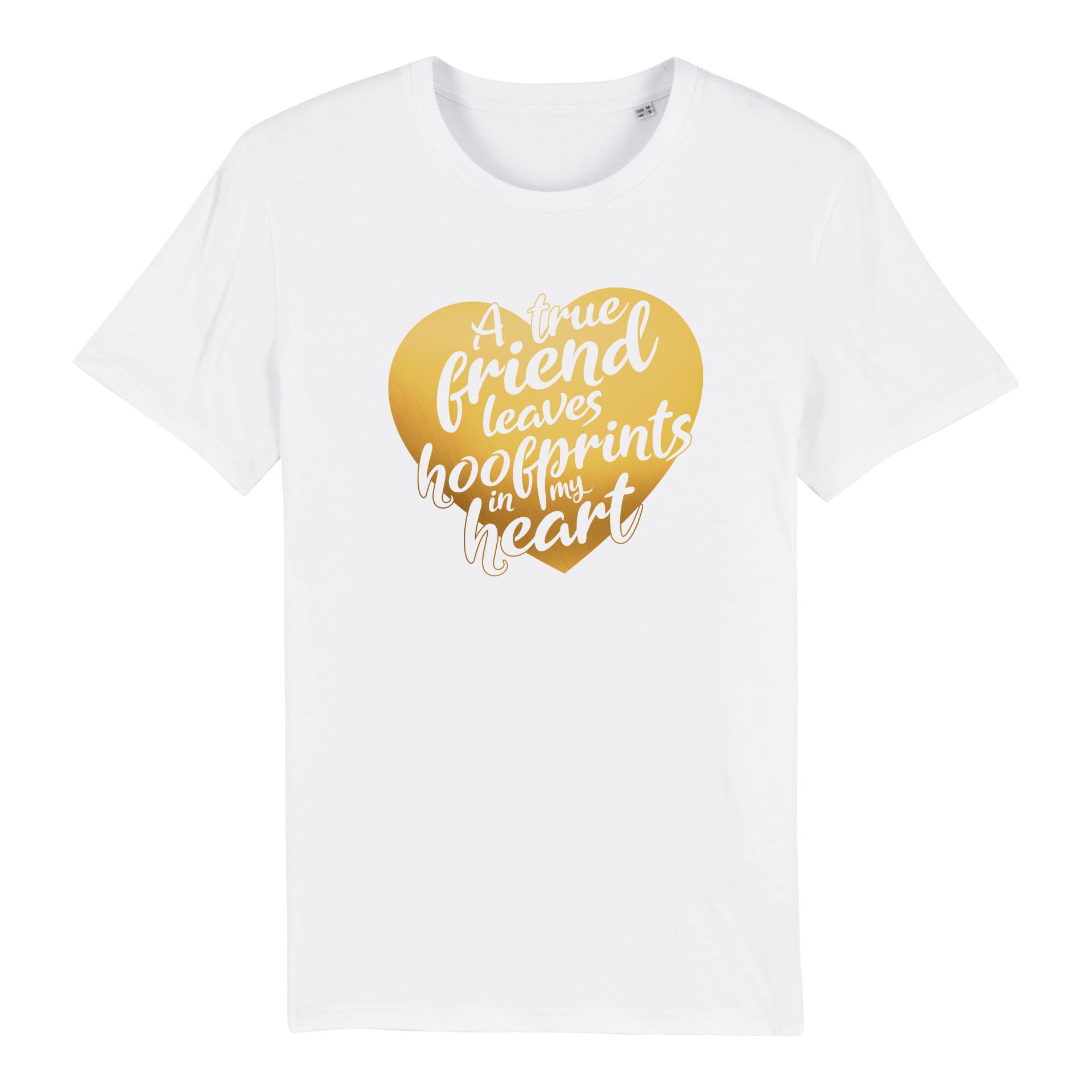 orsino T-Shirt Hoofprints Bio Grösse: XS, Farbe: Weiss/Gold