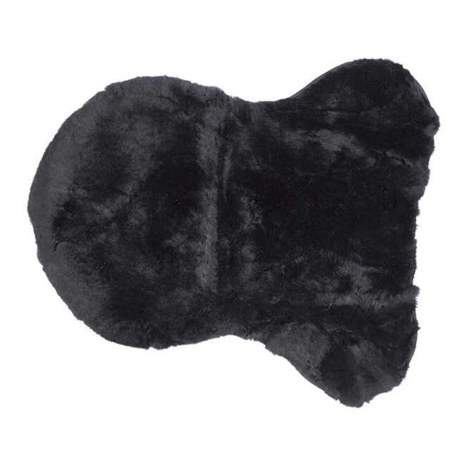 Lammfellsitzbezug - schwarz