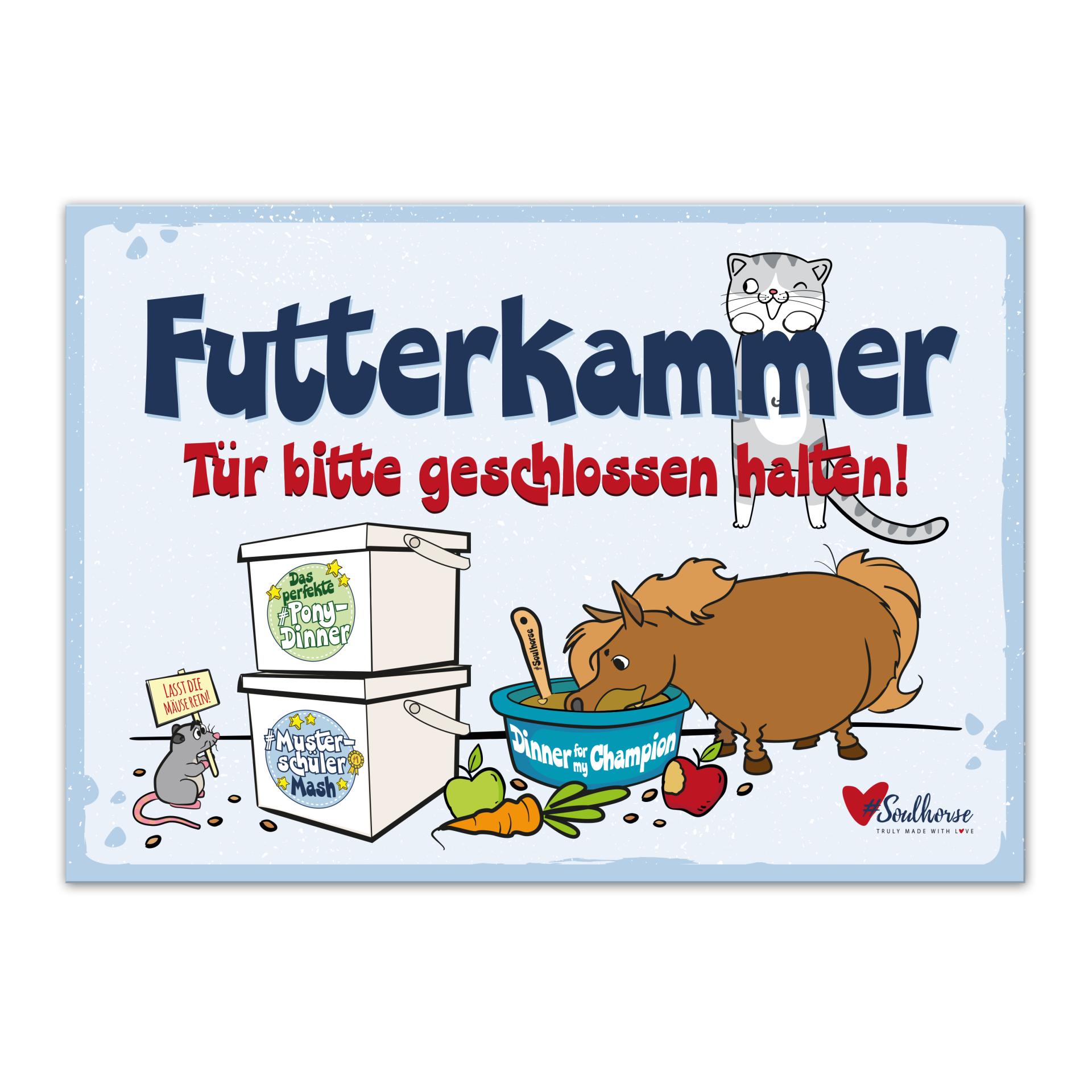 Soulhorse “Futterkammer” Stallschild