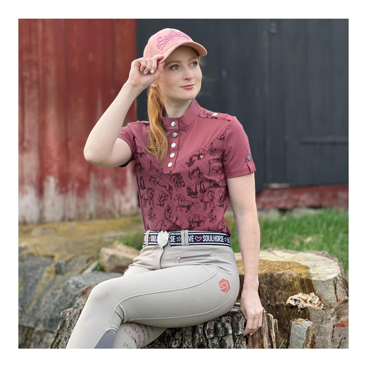 Funktions Poloshirt Horses