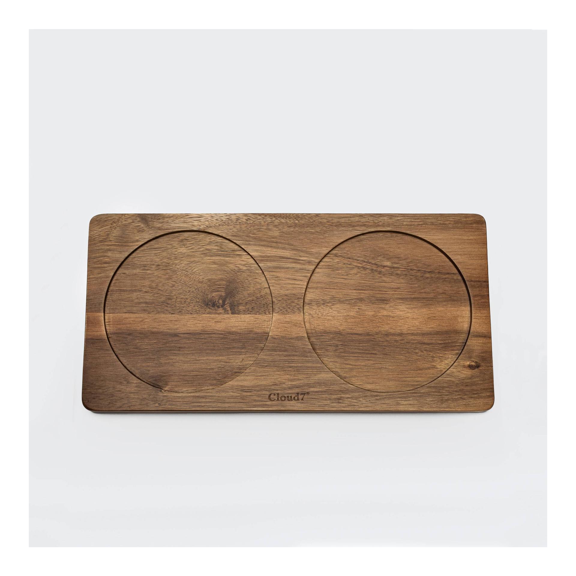 Napfunterlage Dog Station - Akazienholz