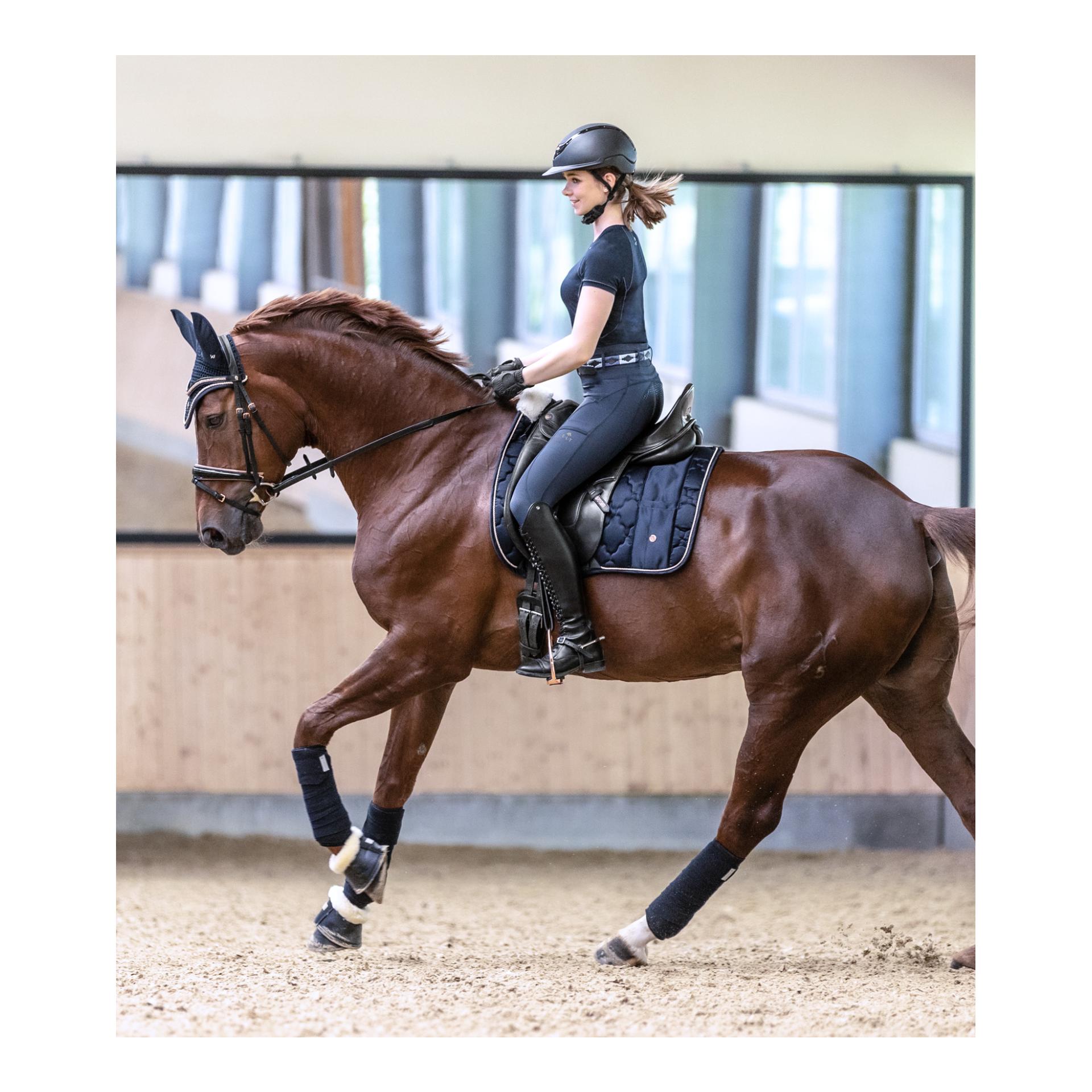 Set Schabracke + Ohrengarn Modern Rosé Kollektion